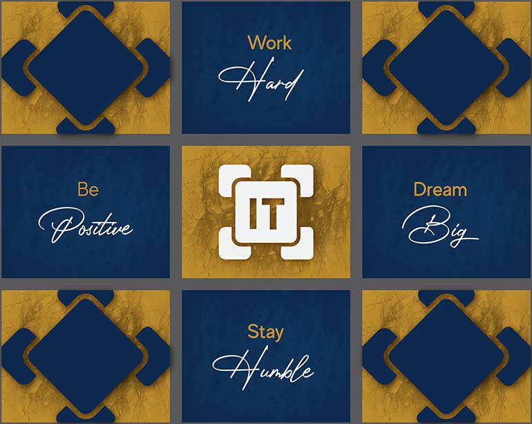 IT Logo Mockup