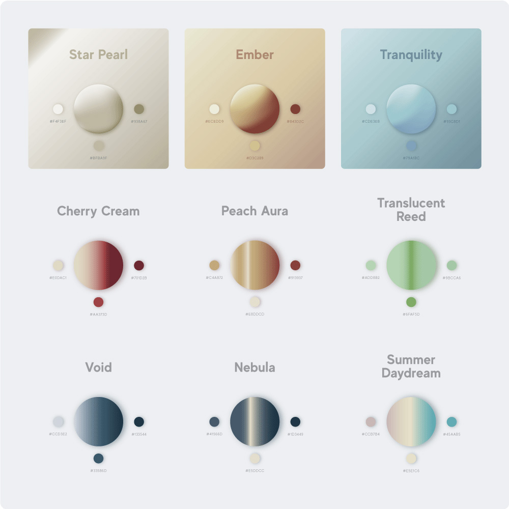 Three-tone Gradients